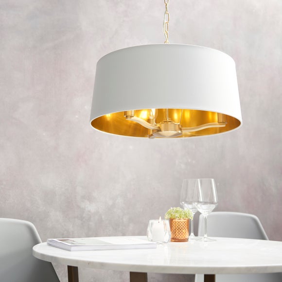 Vogue Elijah Traditional 3 Light Pendant Light - image 1