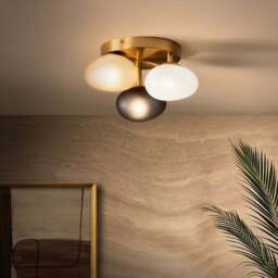 Pebble 3 Light Flush Ceiling Light - thumbnail 2