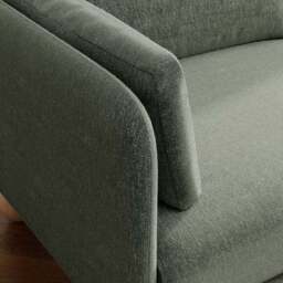 Armitage Chenille Snuggle Chair with Ball Feet - thumbnail 3
