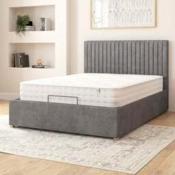 Grant Plush Velvet Adjustable Bed - thumbnail 2