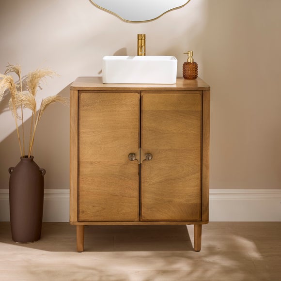 Alani Single Vanity Unit, Mango Wood - image 1