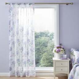 Wild Hydrangea Slot Top Voile Panel - thumbnail 2