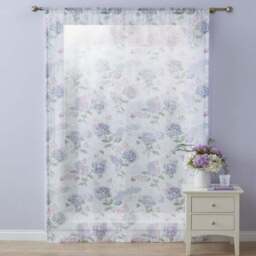 Wild Hydrangea Slot Top Voile Panel - thumbnail 4