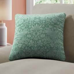 William Morris At Home Strawberry Thief Tonal Made To Order Cushion Cover - thumbnail 1