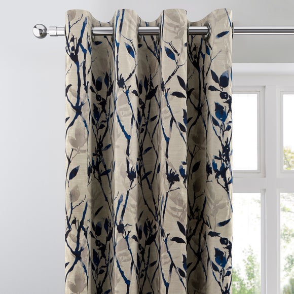 Zen Jacquard Eyelet Curtains - image 1