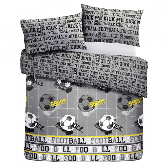 Football Duvet Cover and Pillowcase Set