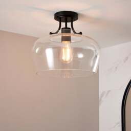 Lilier Bathroom Flush Ceiling Light - thumbnail 1