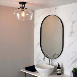 Lilier Bathroom Flush Ceiling Light - thumbnail 5