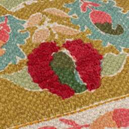 Rani Embroidered Floral Rug - thumbnail 2