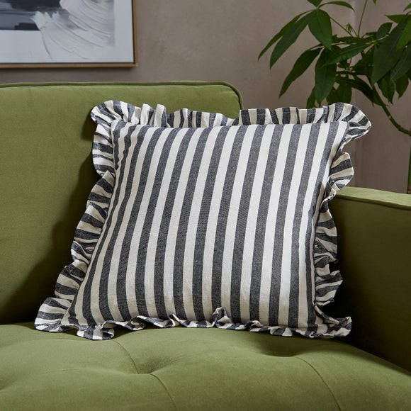 Linford Stripe Cotton Square Cushion Cover - image 1