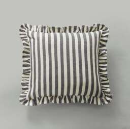 Linford Stripe Cotton Square Cushion Cover - thumbnail 2