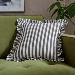 Linford Stripe Cotton Square Cushion Cover - thumbnail 1