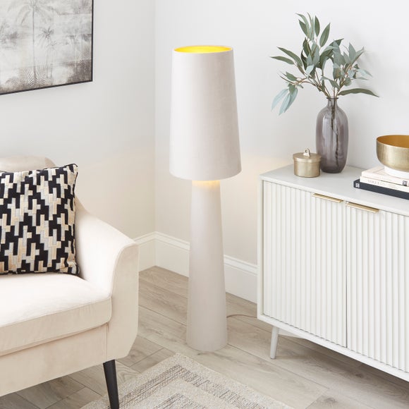 Nesa Velvet Floor Lamp - image 1