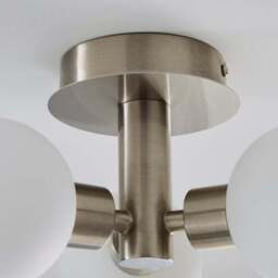 Hamptworth 3 Light Frosted Glass Semi Flush Ceiling Light - thumbnail 4