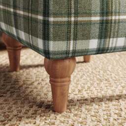 Charnwood Checked Storage Footstool - thumbnail 5