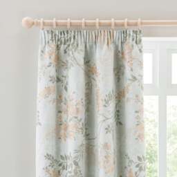 Trailing Wisteria Blackout Pencil Pleat Curtain (Blackout Available)