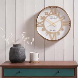 Feature Numerals Wall Clock