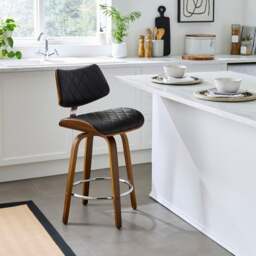 Remy Counter Height Bar Stool, Faux Leather