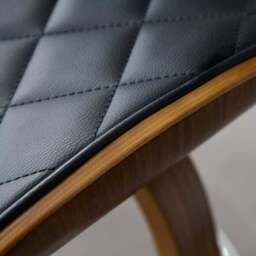Remy Counter Height Bar Stool, Faux Leather - thumbnail 3