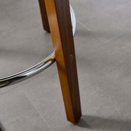 Remy Counter Height Bar Stool, Faux Leather - thumbnail 4