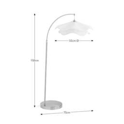 Lilly Adjustable Arc Floor Lamp - thumbnail 6