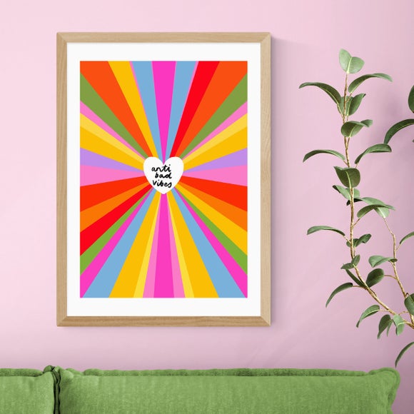 East End Prints Anti Bad Vibes by Emmy Lupin Studio Print - image 1