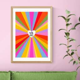 East End Prints Anti Bad Vibes by Emmy Lupin Studio Print - thumbnail 1