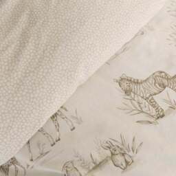 Sketched Animal 100% Cotton Duvet Cover & Pillowcase Set - thumbnail 5
