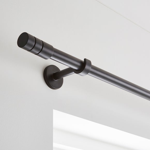 Cylinder Extendable Metal Eyelet Curtain Pole - image 1