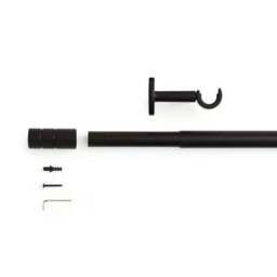 Cylinder Extendable Metal Eyelet Curtain Pole - thumbnail 2