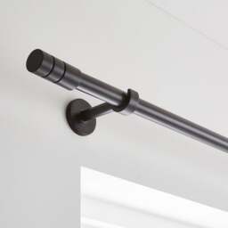 Cylinder Extendable Metal Eyelet Curtain Pole - thumbnail 1
