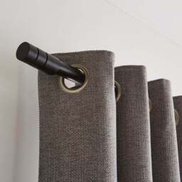 Cylinder Extendable Metal Eyelet Curtain Pole - thumbnail 3