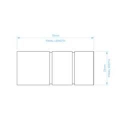 Cylinder Extendable Metal Eyelet Curtain Pole - thumbnail 5