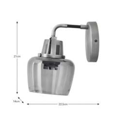Auburn Metal Wall Light - thumbnail 6
