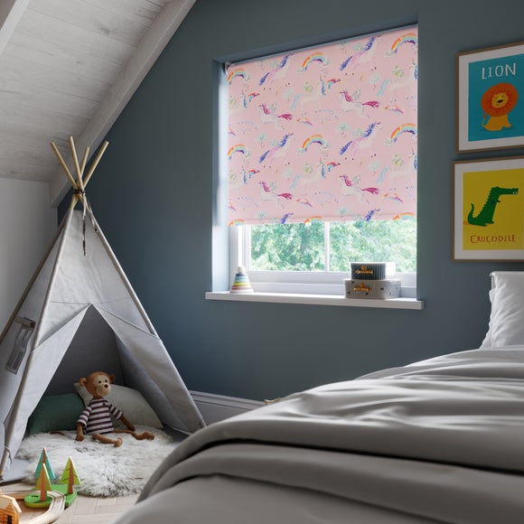 Unicorn Pink Blackout Made to Measure Roller Blind - image 1