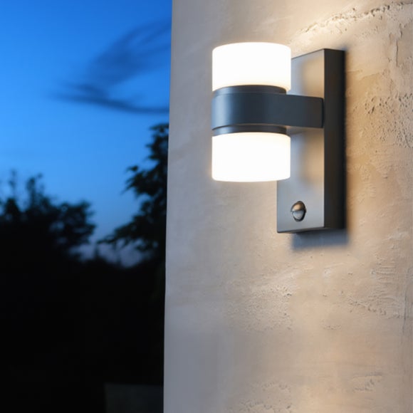 EGLO Atollari 2 Light Outdoor Sensor Wall Light - image 1