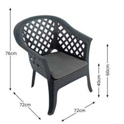 Savona 4 Seater Conversation Set with Savona Chairs - thumbnail 6