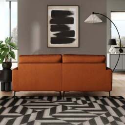 Lawson Matte Plush Velvet Corner Chaise Sofa - thumbnail 3