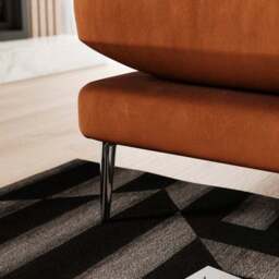 Lawson Matte Plush Velvet Corner Chaise Sofa - thumbnail 4