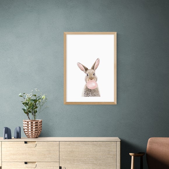 East End Prints Bubble Gum Bunny Print by Sisi and Seb - image 1