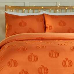 Duvet Day Pumpkin Fields Duvet Cover and Pillowcase Set - thumbnail 3