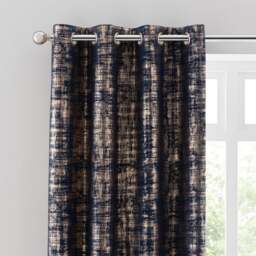 Romano Velour Eyelet Curtains (Blackout Available) - thumbnail 1