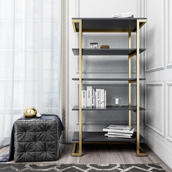 Cosmo Living Camila 5 Shelf Bookcase - image 1