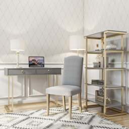 Cosmo Living Camila 5 Shelf Bookcase - thumbnail 3