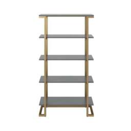 Cosmo Living Camila 5 Shelf Bookcase - thumbnail 5