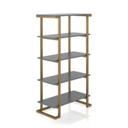 Cosmo Living Camila 5 Shelf Bookcase - thumbnail 4