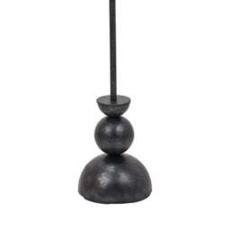 Pacific Lifestyle Vala Graphite Metal Textured Effect Ball Floor Lamp - thumbnail 6