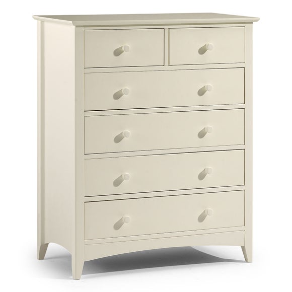 Cameo 6 Drawer Chest, Stone - image 1