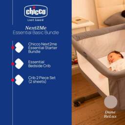 Chicco Next to Me Essential Crib and Sheets Bundle - thumbnail 2