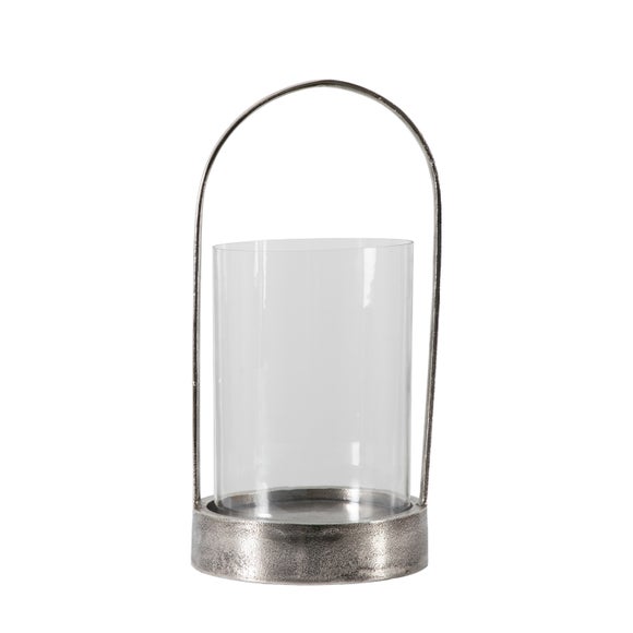 Cedar & Sage Linton Antique Nickel Hurricane Candle Holder - image 1